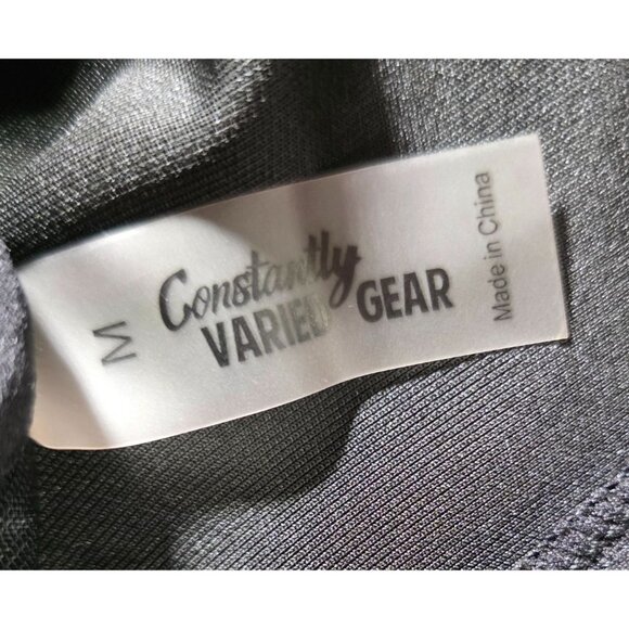 Constantly Varied Gear Black Medium Sports Bra Adjustable Straps Hook Closure - Picture 3 of 5